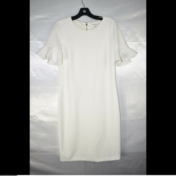 Calvin Klein Dresses & Skirts - Calvin Klein Women's Career Dress, Ruffle Sleeve